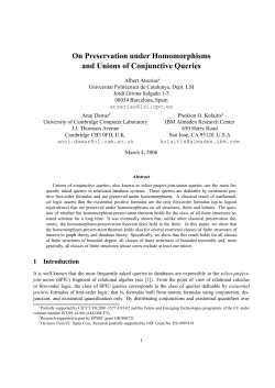 On Preservation under Homomorphisms and Unions of Conjunctive