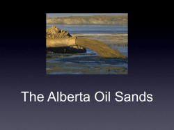The Alberta Oil Sands