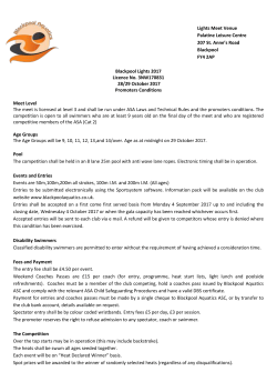 meet conditions - Carlisle Aquatics