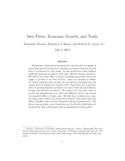Idea Flows, Economic Growth, and Trade - IIES