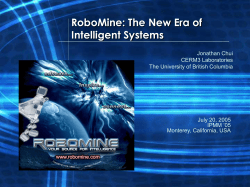 RoboMine: The New Era of Intelligent Systems
