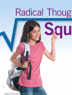 Radical Thoughts on Simplifying Square Roots