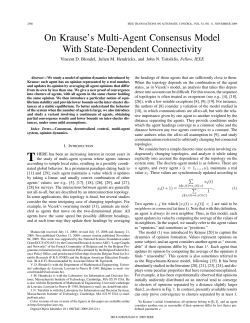 On Krause`s Multi-Agent Consensus Model With State