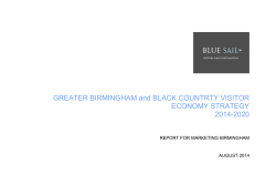 GREATER BIRMINGHAM and BLACK COUNTRTY VISITOR