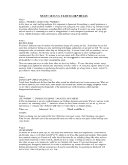 Quest School Year Hidden Rules