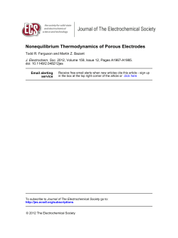 Nonequilibrium Thermodynamics of Porous Electrodes