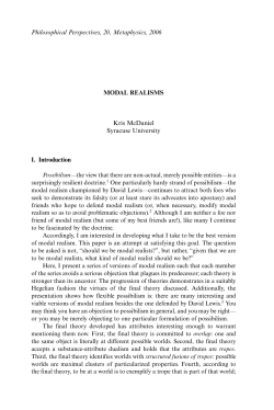 Modal Realisms - Kris McDaniel