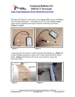 Tech Bulletin 20 Programming With the Price Set Wand
