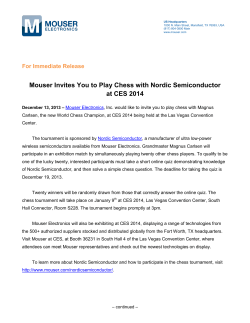 Mouser Invites You to Play Chess with Nordic Semiconductor at