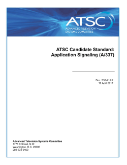 Application Signaling