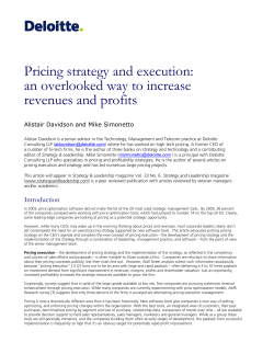 Pricing strategy and execution: an overlooked way to increase