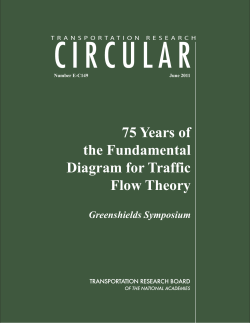 75 Years of the Fundamental Diagram for Traffic Flow Theory