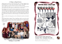 Don`t forget your tickets for our next show &ndash; Ruddigore in April 2006