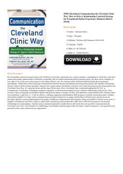 Communication the Cleveland Clinic