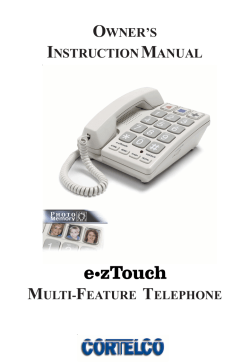 ez Touch Manual