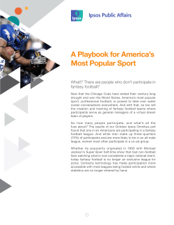 A Playbook for America`s Most Popular Sport