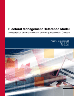 Electoral Management Reference Model