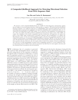 A Composite-Likelihood Approach for Detecting