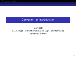 Convexity: an introduction