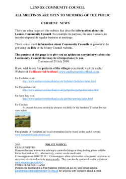 News - Lennox Community Council