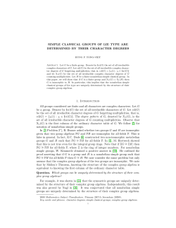 Simple classical groups are determined by their