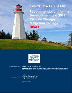 PEI Climate Change Strategy