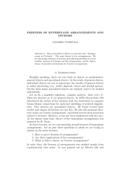 Freeness of hyperplane arrangements and divisors