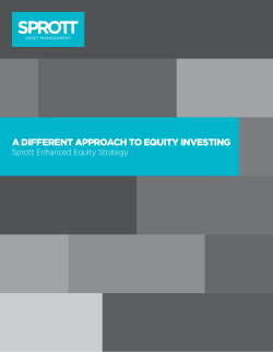 Sprott Enhanced Equity Strategy Brochure