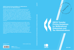 OECD Transfer Pricing Guidelines for Multinational