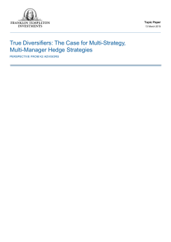 The Case for Multi-Strategy, Multi