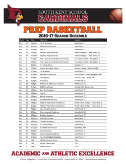 2016-17 Prep Basketball Schedule and Roster