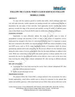 follow-me cloud - Takeoff Projects