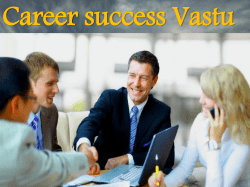 Career success Vastu
