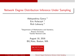 Network Degree Distribution Inference Under Sampling