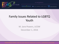 Increasing Family Support: what you can do!