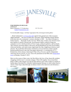 Brad Lichtenstein`s As Goes Janesville reports from ground zero of