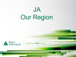 Our Region Powerpoint