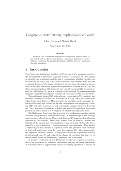 Congruence distributivity implies bounded width