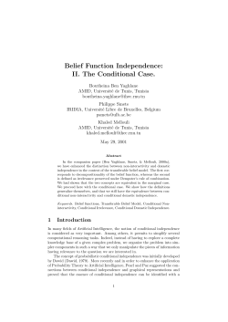 Belief Function Independence: II. The Conditional Case.