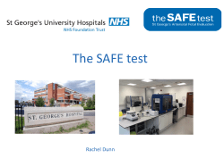 The SAFE test