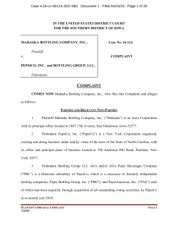 complaint - Antitrust Update