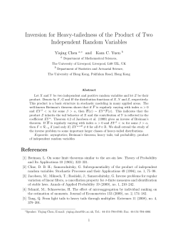 Inversion for Heavy-tailedness of the Product of Two Independent