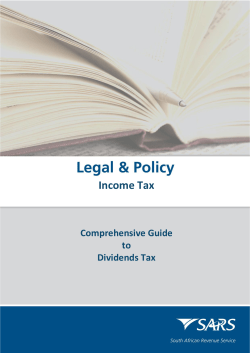 Comprehensive Guide to Dividends Tax