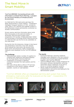 The Next Move in Smart Mobility