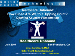 Better Health Technologies Presentation - e