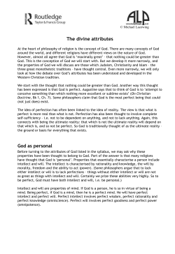 Microsoft Word - Divine attributesx