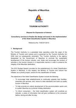 Description - Ministry of Foreign Affairs, Regional Integration and