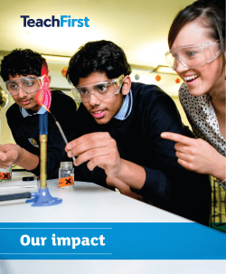 Our impact - Teach First