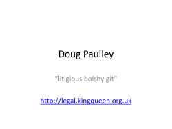 Doug Paulley - Inclusion London