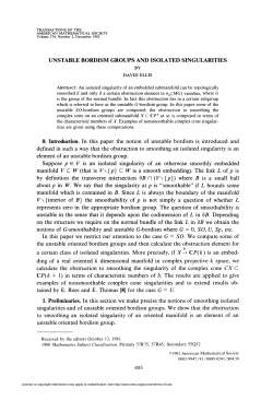 this paper the notion of unstable bordism is. introduced and defined